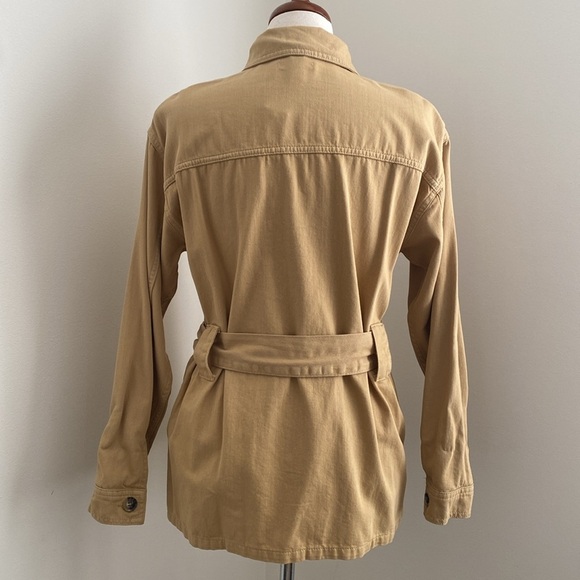 Topshop Belted Safari Cargo Jacket Size 0-2 XS - Picture 5 of 10